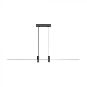 V-Tac Vt-7827 19w Rechteckiger Led-Hängeleuchter Mit Modernem Design 80*115cm Schwarze Farbe 4000k - 10060