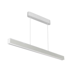 V-Tac Pro Vt-7-44 Led-Deckenleuchte Lineare Pendelleuchte Samsung Chip Smd 40w 3400lm Cct Licht 3in1 Weißaluminium - Sku10469