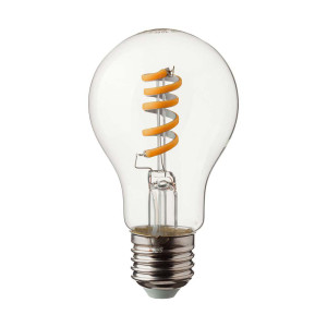 V-Tac Vt-2164-N Led-Glühbirne 4 W E27 Spiralfaden 100 Lm/w A60 Licht 3000 K – 217336
