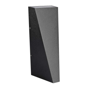 V-Tac Vt-826 Prismatische Led-Wandleuchte 4w 110lm/w Mit Doppeltem Lichtstrahl Schwarz 3000k Ip65 - 218297