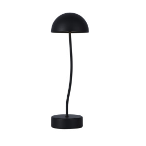 V-Tac Vt-7574 Wiederaufladbare Led-Tischlampe 3 W, Schwarze Farbe, Batteriebetrieben Mit Usb C Touch, Dimmbar 3000 K – 23093