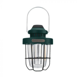 V-Tac Usb-Akku-Campinglaterne 3w Smd + 5w Smd Dimmbare Arbeitslampe Ip44 Grüne Farbe 2700k+6500k - 23337