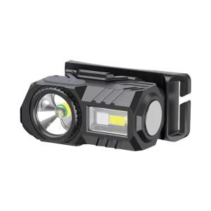 V-Tac Led-Fronttaschenlampe, Usb-C-Aufladung, Mit 6 Lichtmodi, 3 W, Smd + Rgb, 190 Lm, Ip43