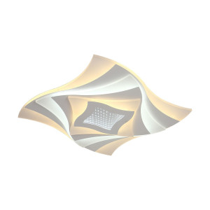 V-Tac Modernes Design Led Kronleuchter Cct 3in1 Mit Fernbedienung 75w Dimmbar Weiß Farbe 23397