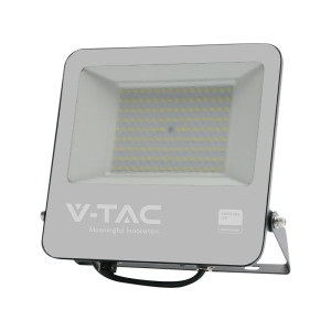 V-Tac Pro Vt-44104 Led-Scheinwerfer 100 W Smd Chip Samsung Schwarzer Körper – Graues Glas Natürliches Licht 4000 K Ip65 – 23440