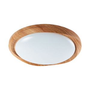 V-Tac Led-Deckenleuchte 60 W, Holzabdeckung Mit Fernbedienung, Cct-Licht 3in1, 3000–6500 K, Dimmbar – 23586