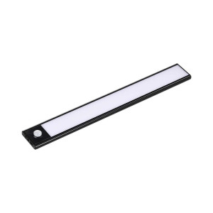 V-Tac Led-Garderobenlampe Mit Wiederaufladbarem Usb-Akku, 2,5 W, Pir-Sensor, Schwarze Farbe, 60 Cm Licht, 3000 K, Ip20 – 2968