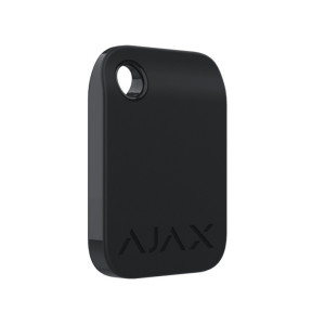 AJAX 38226 Asp Tag Kontaktloser Schlüsselanhänger, Farbe Schwarz, Desfire, 10er-Set