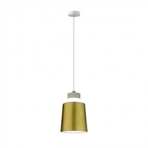 V-Tac Vt-7333-G 7w Led-Hängeleuchter In Metallschale, Antikgoldfarbenes Licht 3000k 12cm - 3934
