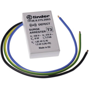 Finder 7p3682752003 Eingebauter Überspannungsableiter Spd Klasse 3 Einphasig 275vac 6kv 3ka