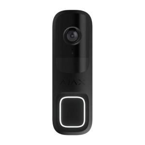 AJAX Doorbell 4mp Smart-Video-Türklingel Mit Ai Wlan Nachtsicht Und Zwei-Wege-Audio Für Den Innenbereich Farbe Schwarz