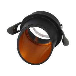 V-Tac Gu10 Led-Einbaustrahler Mit Zylinderkörper Aus Aluminium, Farbe Schwarz – 6683