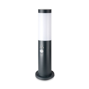 V-Tac Vt-838 Led-Gartenstehleuchte 45 Cm Mit E27-Fassung Und Bewegungssensor Aus Edelstahl Ip44 8965