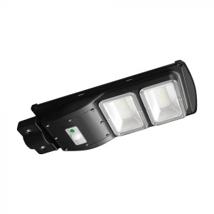 V-Tac V‑tac 8w Solar Led Straßenlaterne Mit Radarsensor, Fernbedienung, Lifepo4 Akku, Kaltlicht 6000k, Ip65, Für Den Außenbereich – 98417