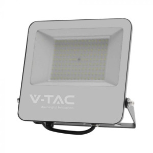 V-Tac Pro Vt-44105 Led-Flutlicht 100 W Samsung Chip-Projektor 185 Lm/w Schwarzes Gehäuse Graues Glaslicht 6500 K Ip65 – 9895