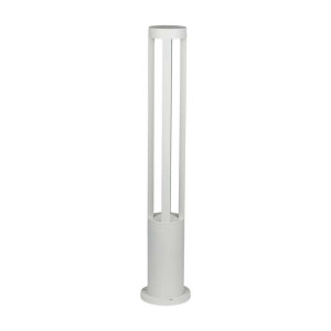 V-Tac Vt-820-W 10 W Cob Led-Garten-Stehlampe 80 Cm Pfahl Weißer Körper Ip65 Kaltweißes Licht 6400 K - Sku 128325