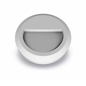 V-Tac 2w Led Wandleuchte 60lm 55°ip65 Grau Körper Rund Vt-1142 G – Sku 1318 Neutralweiß 4000k