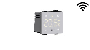 Ettroit Smart Wifi Chronothermostat Eingebauter Kesselthermostat Digitaler Touchscreen Tuya Weiß Evwf4102