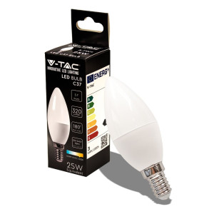 V-Tac Vt-1818 Led-Kerzenlampe Smd 3,7 W E14 Kaltweiß 6500 K Sku 214122