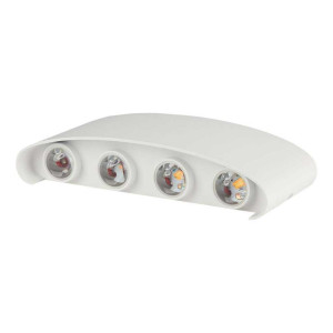 V-Tac Vt-848 Led Wandleuchte Cobx8pcs 7w Double Beam Wandleuchte Aluminium Sandweiß Wandleuchte 4000k Ip65 - Sku 218618