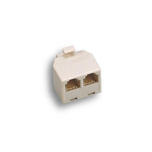 Fanton Modularer Telefonkonverter Von 1 Stecker 6/4c Auf 2 Buchsen 6/4c  22350