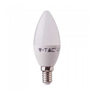 V-Tac Vt-255 4,5w Led Lampe Bulb Chip Samsung Kerze E14 Neutralweiß 4000k - Sku 259