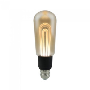 V-Tac Vt-2245 5w Led Rohrförmig Lampe Vintage T60 Lineares-Glühfaden Bernsteinglas 2200k E27 – Sku 2749