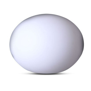 V-Tac Vt-7801 1w Led Oval Gartenlicht Ø20cm Rgb Wiederaufladbarer Akku Und Fernbedienung - Sku 40141
