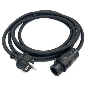 V-Tac Mikro-Wechselrichter-Anschlusskabel 5 M Mit Betteri-Stecker Und Schuko-Stecker Für Photovoltaikanlage Sku 11739
