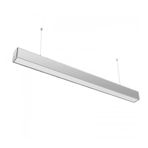 V-Tac Pro Vt-7-40 40w Led Lineares Hängende Aufhängung Licht Samsung Chip 6400k Silberner Aluminiumkörper Linkable - Sku 601