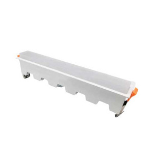 V-Tac 20w Led Linear Einbauleuchte  120° 1400lm Ip20 Aluminium Weißer Körper Mit Driver Vt-20002 – Sku 6415 Kaltweiß 6400k