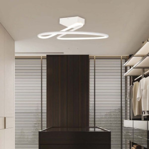 V-Tac Vt-7764 Runder Weißer Led-Deckenleuchter, Aluminiumkreis, 520 Mm, 43 W, Dimmbar, 4000 K, Modernes Design – Artikelnummer 6929