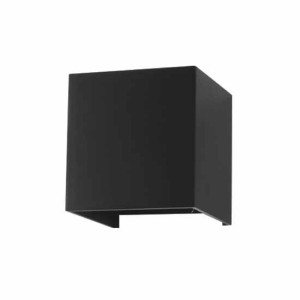 V-Tac 6w Wandlamp Quadrat Ip65 660lm 120 Vt-759 - Sku 7087 Neutralweiß 4000k Schwarz