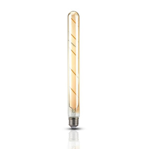 V-Tac Vt-2005 Vintage Bernsteinfarbene Zylinderröhren-Led-Glühlampe 5 W Е27 T30 2200 K Sku 7142