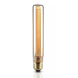 V-Tac Vt-2162 2w Led Art Rohrförmig Lampe Vintage T30 E27 Glühfaden Bernsteinglas Warmweiß 1800k – Sku 7473