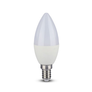V-Tac Vt-2226 5.5w Led Lampe Bulb Smd Kerze E14 Cri >95 Warmweiß 2700k - Sku 7494