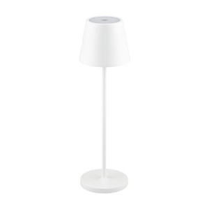 V-Tac 7522 Led-Restaurant-Tischleuchte, 2 W, Warmweiß, 4400-Ma-Akku, Kabelloses Laden, Ein-Aus-Taste, Dimmbar, Touch-Weiße Farbe, Ip54, Artikelnummer