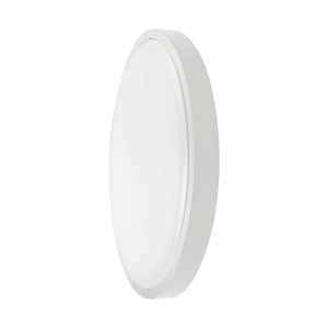 V-Tac Vt-8624w-Rd 24w Led Deckenleuchte Ip44 Rund Weiß 360° Modernes Design 3000k - Sku 7618