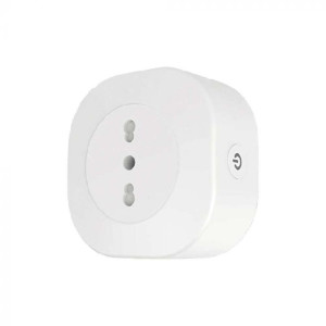 V-Tac Vt-5172 Alexa Smarte Steckdose, Wlan-Steckdose (Schuko), Smarte Steckdose Mit Energieüberwachung, Zeitgesteuerte Steckdose, Fernbedienung,