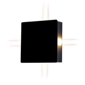 V-Tac Vt-704 4w Led Wandlamp Neutralweiß 4000k Aluminum Schwarz Quadratish Körper Ip65 - Sku 8212