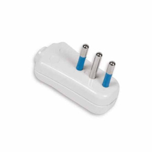 Fanton Flat Weiß Plug Italienische Std. 2p+e 10a  82530-E