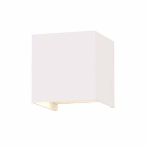 V-Tac Vt-759-12 12w Wandlamp Körper Weiß Quadrat Ip65 Warmweiß 3000k - Sku 8527