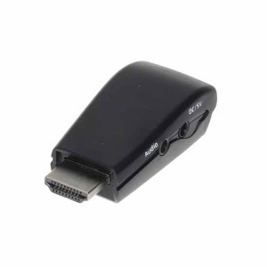 Konverter Hdmi Ein Vga+ 2ch Audio Signal - Schwarz