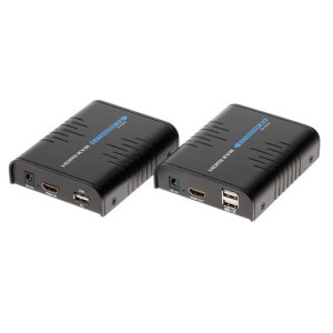Rx+tx Extender Hdmi+usb 1080p Utp Cat5e/cat6 Over Ip - 100m