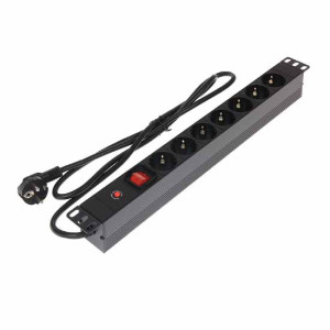 Pdu Rack 1u 19" - 90l19-7f
