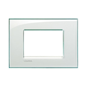 Bticino Placca  Livinglight 3 Moduli Acquamarina Lna4803ka