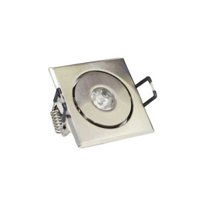 Optonica Led 2108 Einbauspot 1w Einstellbar Quadratish Warmweiß 2700k + Driver