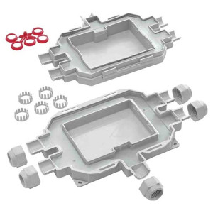 Raytech Die Verbindungsdose Mit 5 Eingängen Umlaufende Kammer Mit Gel Vorgefüllt Ip68/ip69k  Fox Box