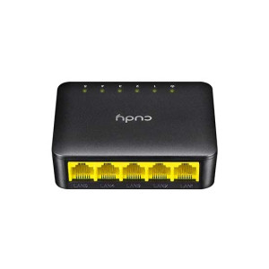 Cudy 5-Ports 10/100mbps Desktop Switch Lan Plug&play  Fs105d