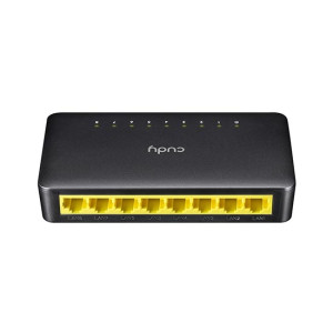Cudy 8-Ports 10/100mbps Desktop Switch Lan Plug&play  Fs108d